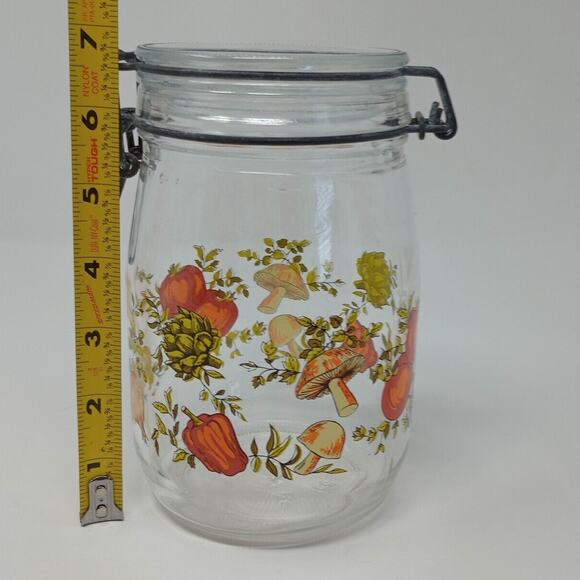 Spice of Life Canister 1L Glass Niveau De Remplissage France Jar Cottagecore - Picture 5 of 10